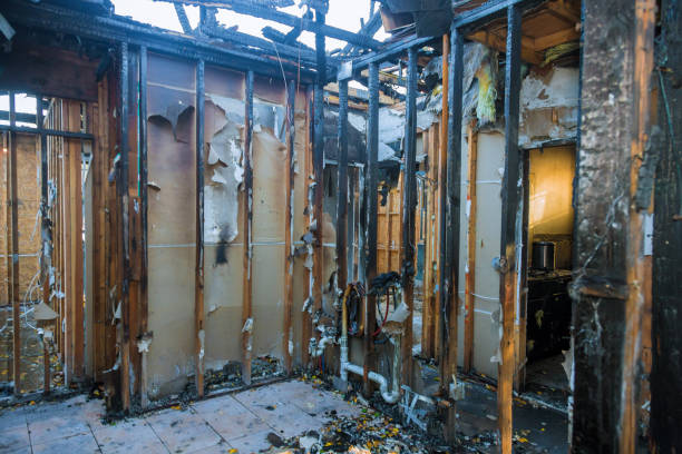 Professional Soot Cleanup technician working in Marietta, OK